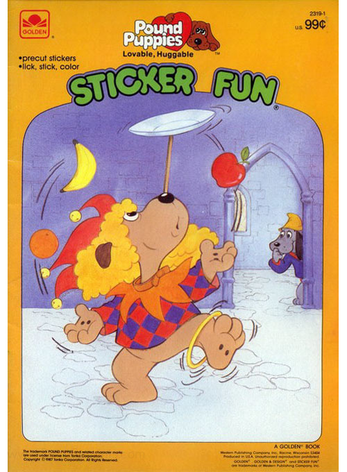 Pound Puppies Sticker Fun