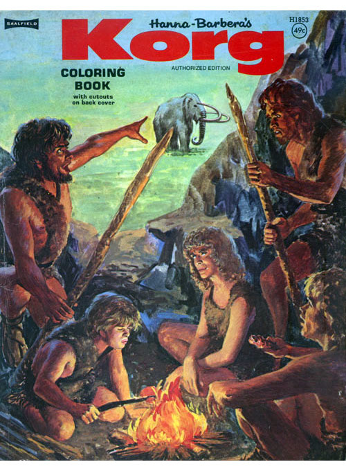 Korg: 70,000 B.C. Coloring Book