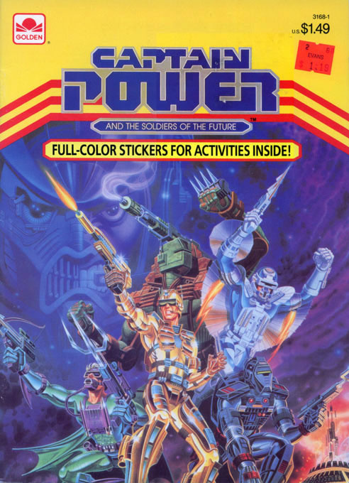 Captain Power and the Soldiers of the Future Activity Book