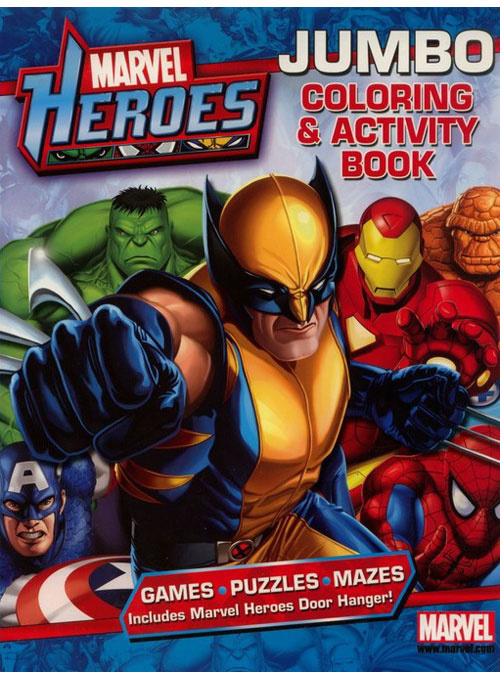 Marvel Super Heroes Coloring and Activity Book