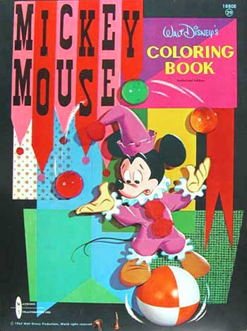 Mickey Mouse and Friends Coloring Book