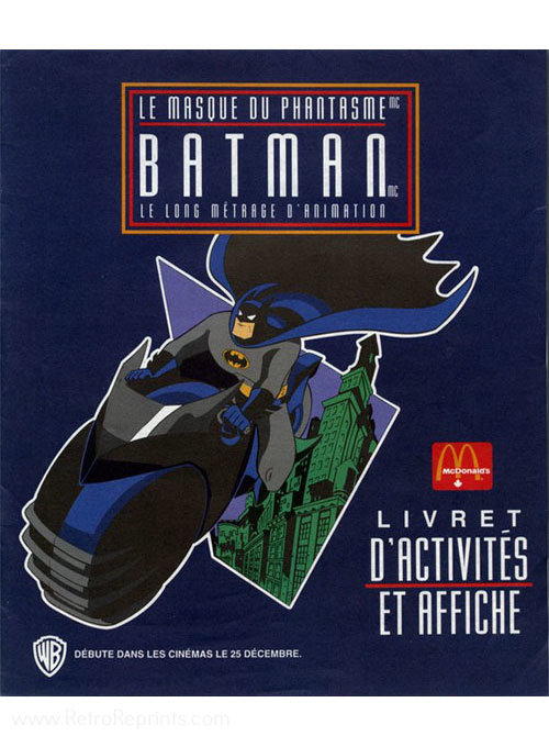 Batman: Mask of the Phantasm Activity Book