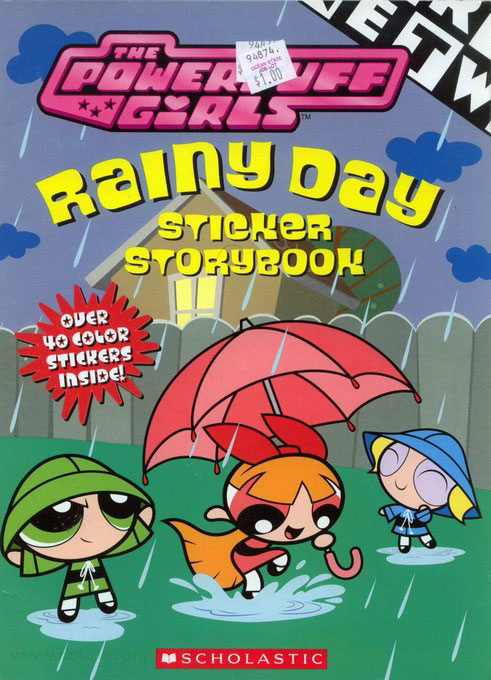 Powerpuff Girls, The Rainy Day Sticker Storybook