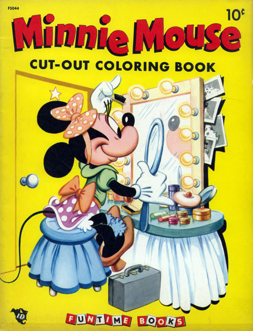 Minnie Mouse Cut-Out Coloring Book