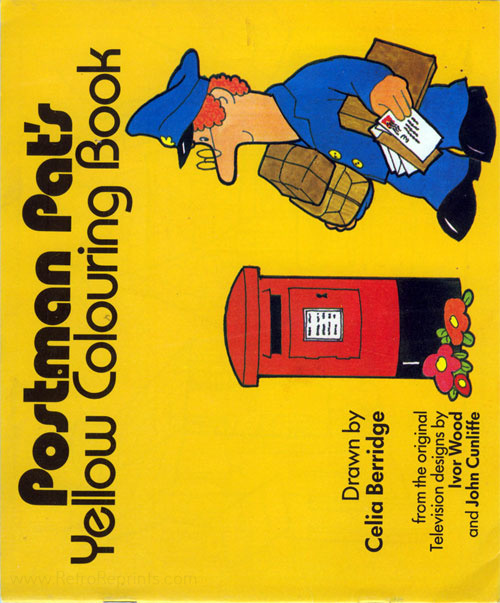Postman Pat Yellow Colouring Book