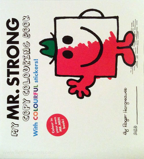 Mr. Men & Little Miss Mr. Strong Copy Colouring Book