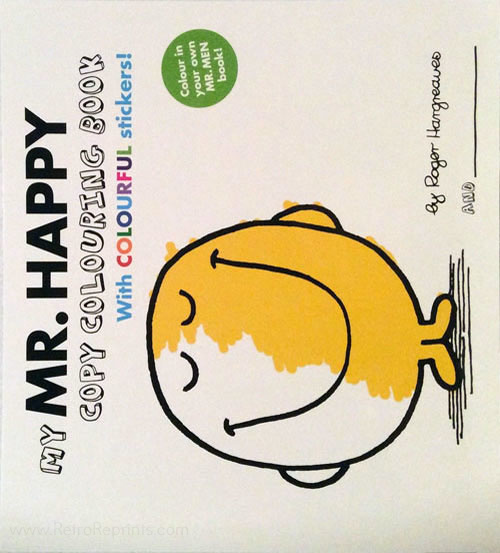 Mr. Men & Little Miss Mr. Happy Copy Colouring Book