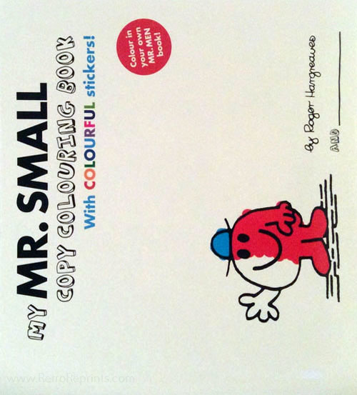 Mr. Men & Little Miss Mr. Small Copy Colouring Book