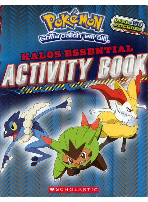 Pokemon Kalos Activity Book