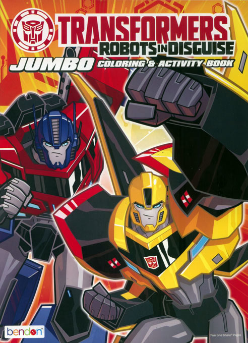 Transformers: Robots in Disguise Coloring & Activity Book