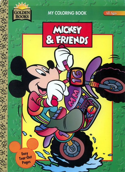 Mickey Mouse and Friends Coloring Book