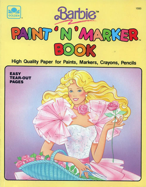 Barbie Paint 'n' Marker Book