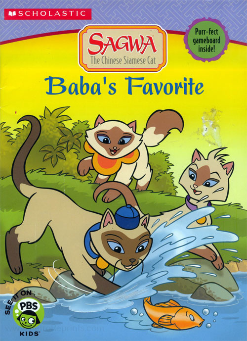 Sagwa the Siamese Cat Baba's Favorite