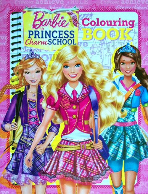 barbie princess charm school in english