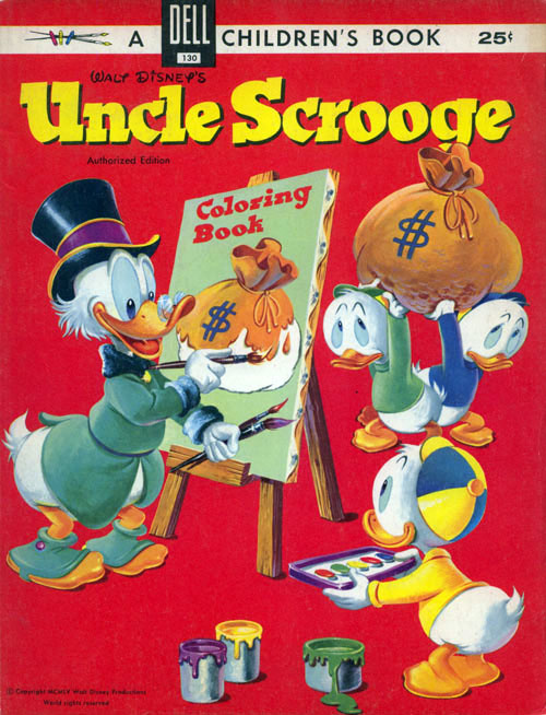 Uncle Scrooge Coloring Book