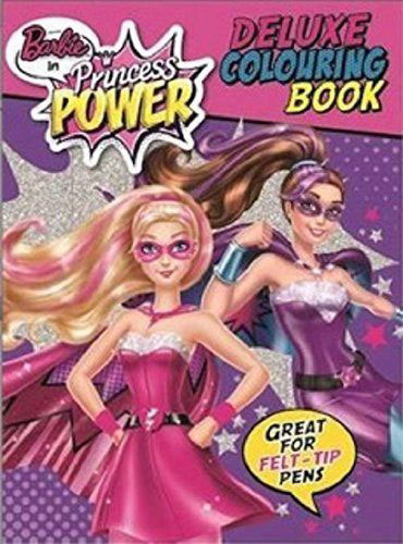 barbie princess power coloring pages