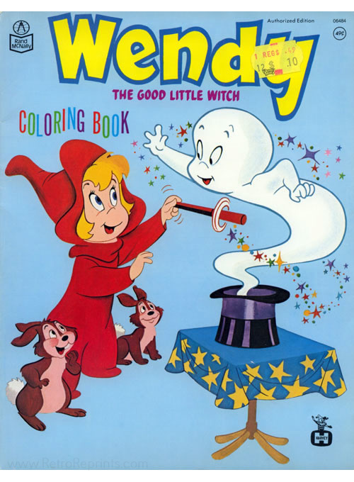 Casper & Friends Wendy Coloring Book