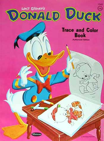 Donald Duck Trace and Color