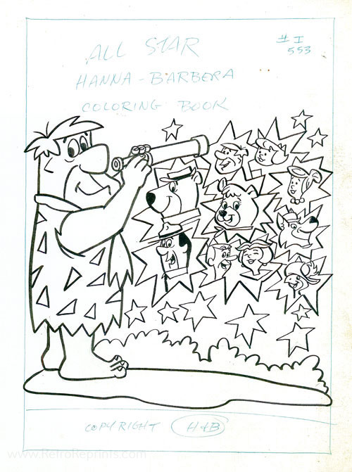 Hanna Barbera All-Star Coloring Book