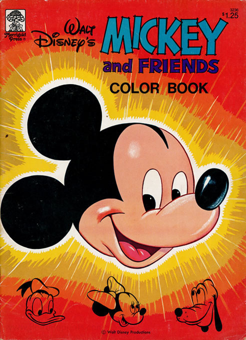 Mickey Mouse and Friends Coloring Book