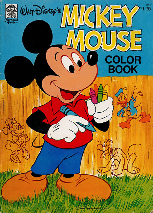 Mickey Mouse and Friends Coloring Book