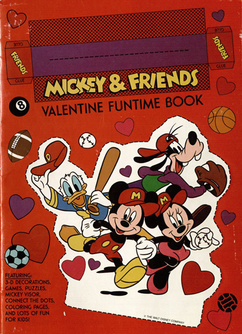 Mickey Mouse and Friends Valentine Funtime Book