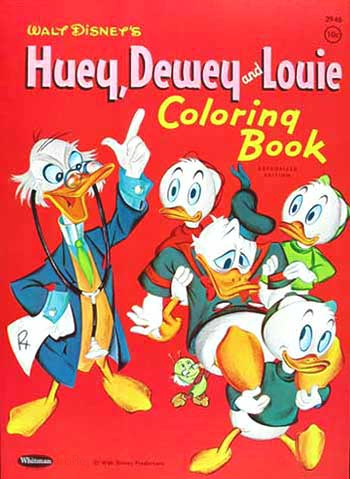 Huey, Dewey & Louie Coloring Book