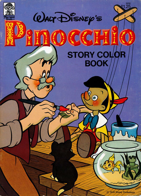 Pinocchio, Disney's Coloring Book