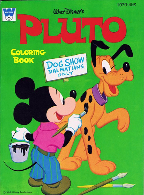 Pluto Coloring Book