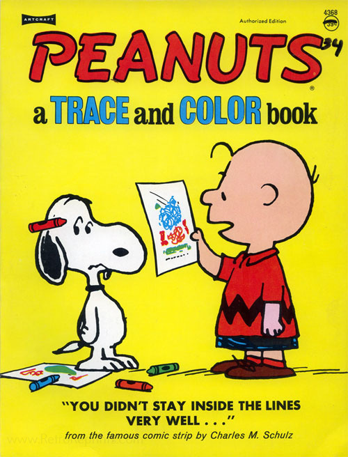 Peanuts Trace and Color