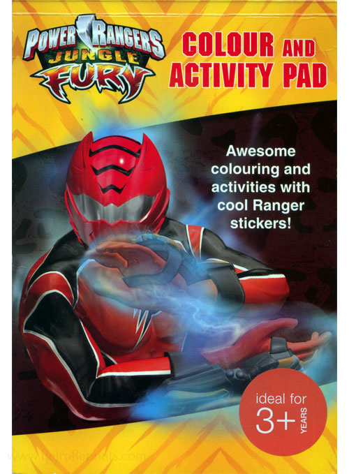 Power Rangers Jungle Fury Coloring and Activity Pad