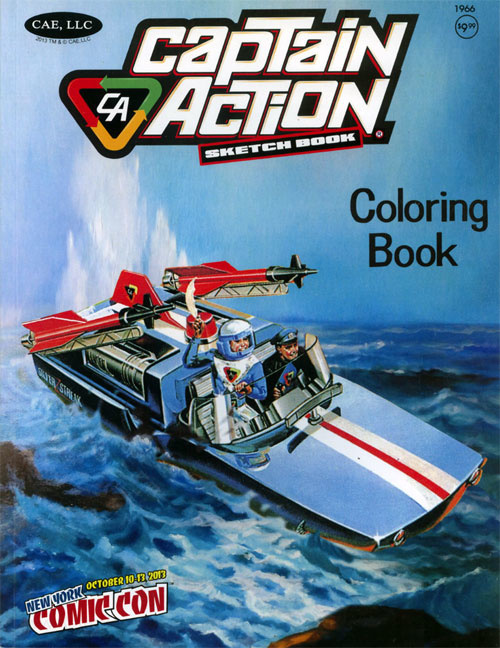 Captain Action Coloring Book