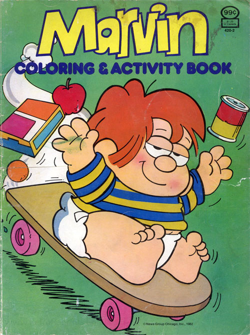 Marvin coloring and activity book