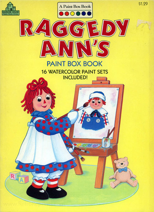 Raggedy Ann & Andy Paint Box Book