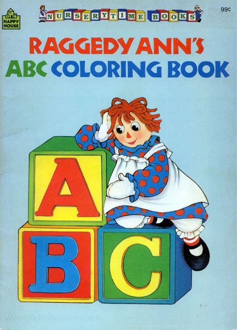 Raggedy Ann & Andy ABC Coloring Book