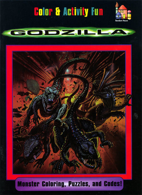 Godzilla (1998) Monster Coloring, Puzzles, and Codes!