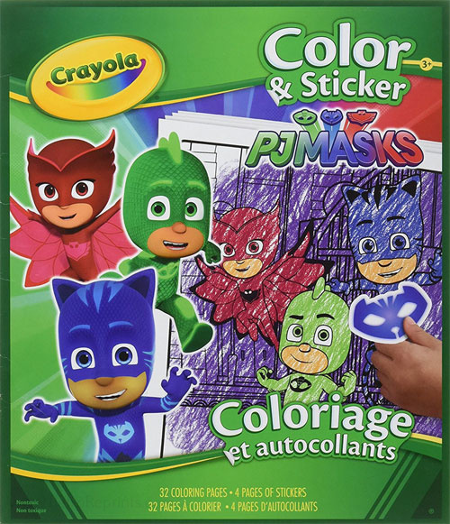 PJ Masks Color and Sticker Book