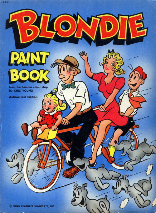 Blondie Paint Book
