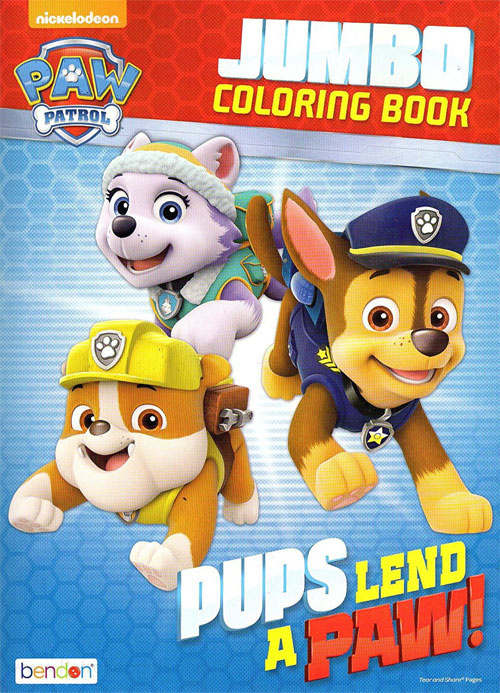 Christmas Paw Patrol Jumbo Coloring Book - Pup-Tacular Holiday