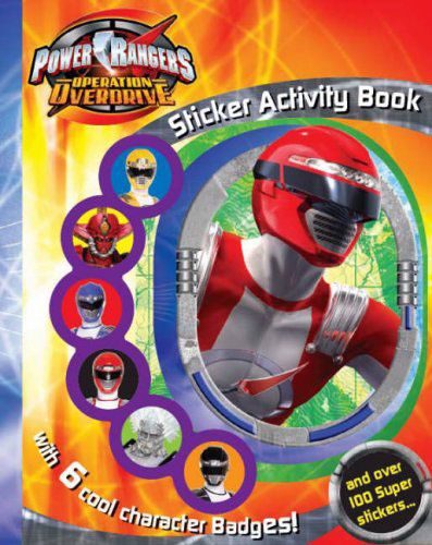 Power Rangers Operation Overdrive Sticker Activity Book