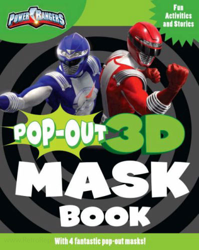 Power Rangers Operation Overdrive Pop Out 3D Mask Book