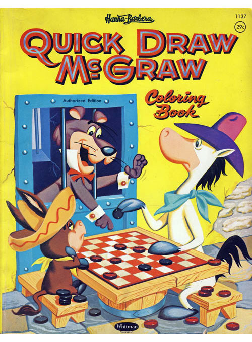 Quickdraw McGraw Coloring Book