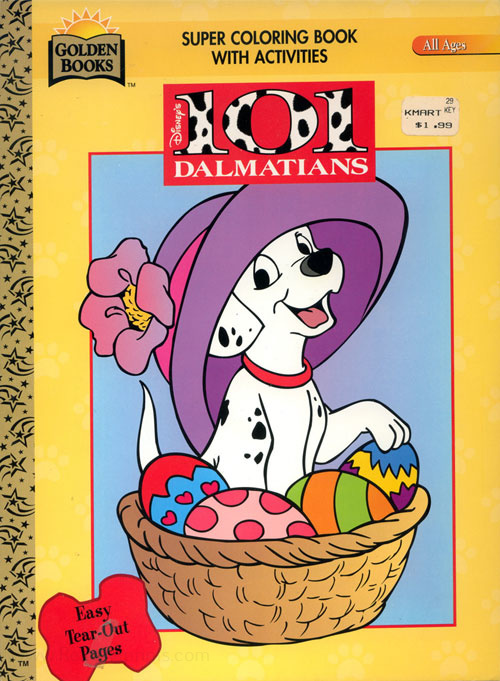 101 Dalmatians Super Coloring Book Easter Coloring Books At Retro Reprints The World S Largest Coloring Book Archive