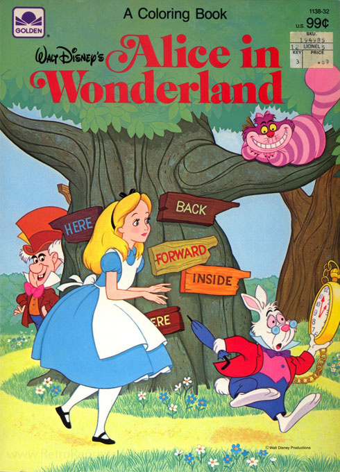 Alice in Wonderland, Disney's Coloring Book