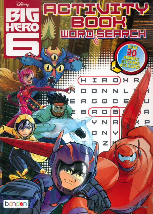 Big Hero 6 Word Search