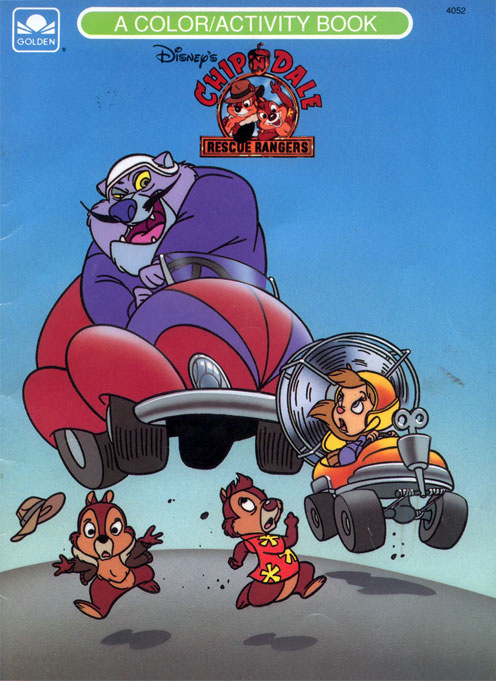 Chip 'n Dale Rescue Rangers Coloring and Activity Book