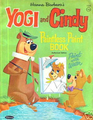 Yogi Bear Paint Book