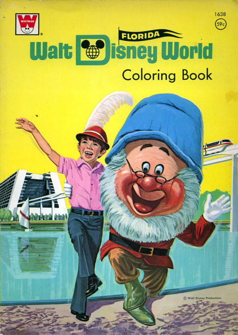 Walt Disney Theme Parks Coloring Book