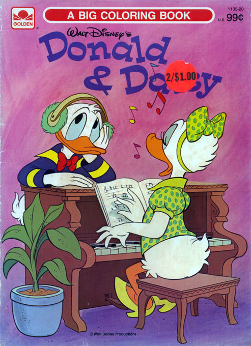 Donald Duck Coloring Book