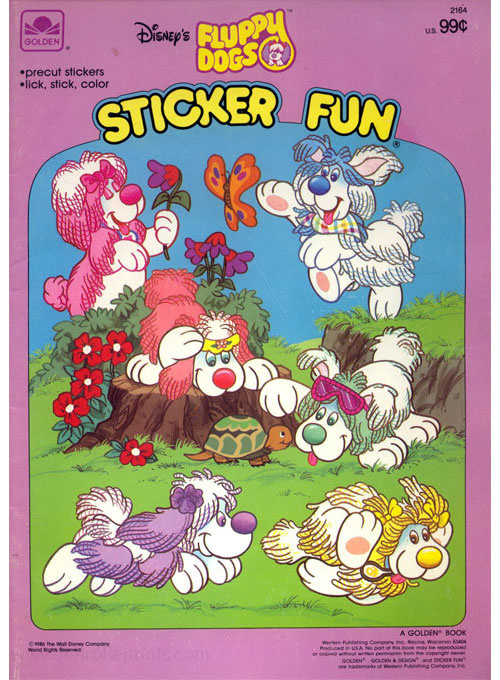 Fluppy Dogs, Disney's Sticker Fun